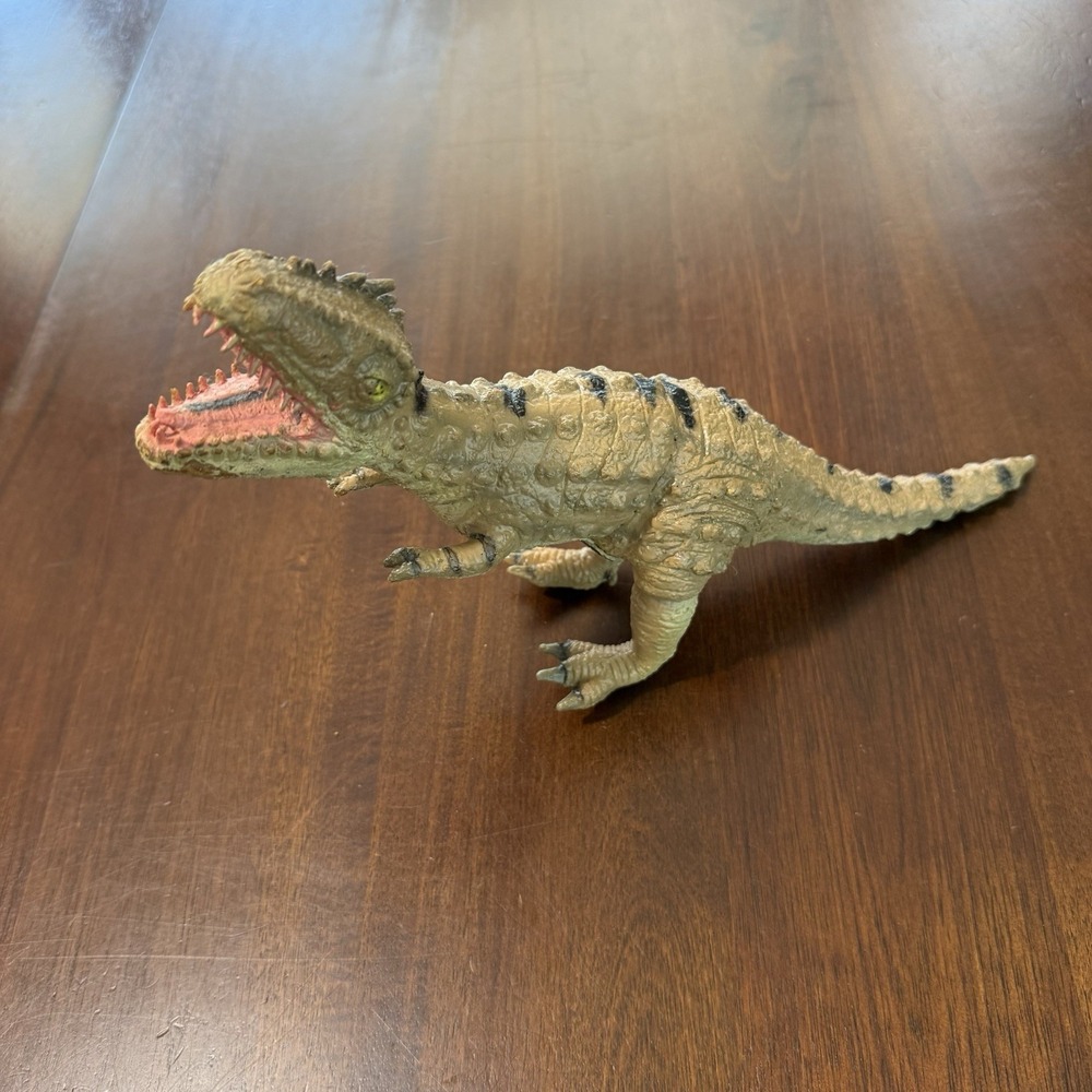 Disney Dinoland Carnotaurus 12" Soft Latex Rubber Dinosaur Figure Animal Kingdom